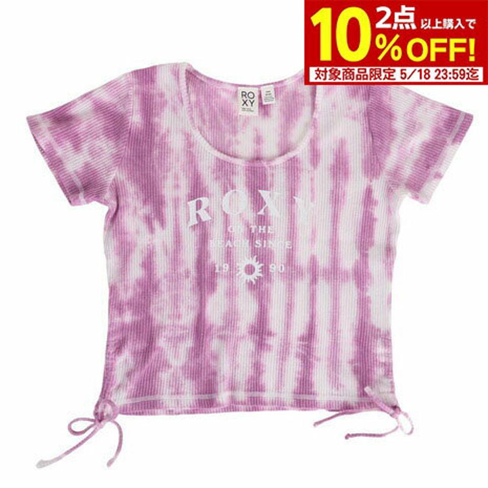 ロキシー(ROXY)(レディース)半袖 Tシャツ レディース ON THE BEACH TEE リブ素材 23SPRST231094MUL
