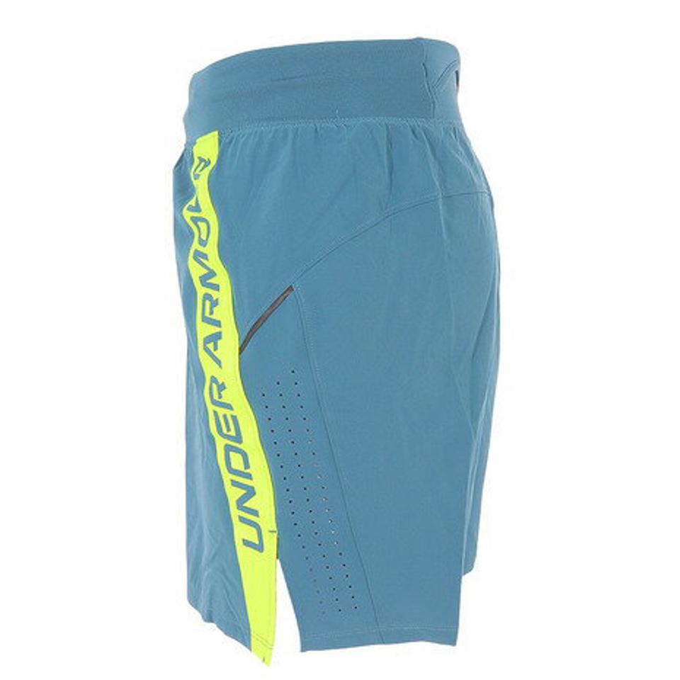 【10%OFFクーポン対象!2/15まで】アンダーアーマー(UNDER ARMOUR)(メンズ)ハーフパンツ メンズ ローンチ エリート 7インチ ショーツ 1377003 414