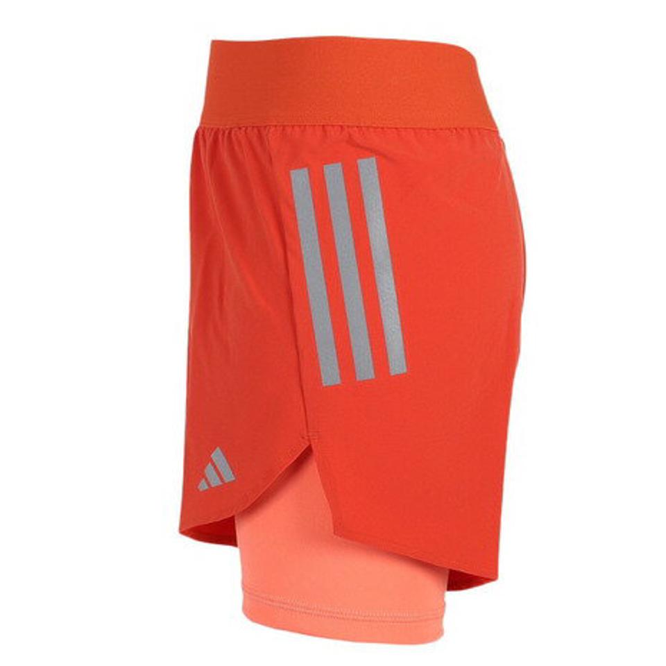 アディダス(adidas)(キッズ)パンツ キッズ 2-IN-1 AEROREADY ウーブンショーツ EBP15-IB8868