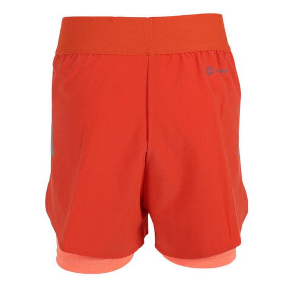 アディダス(adidas)(キッズ)パンツ キッズ 2-IN-1 AEROREADY ウーブンショーツ EBP15-IB8868