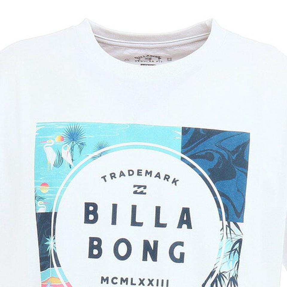 ビラボン(BILLABONG)(メンズ)Tシャツ メンズ 半袖 SQUARE LOGO BB011-202 WHP カットソー