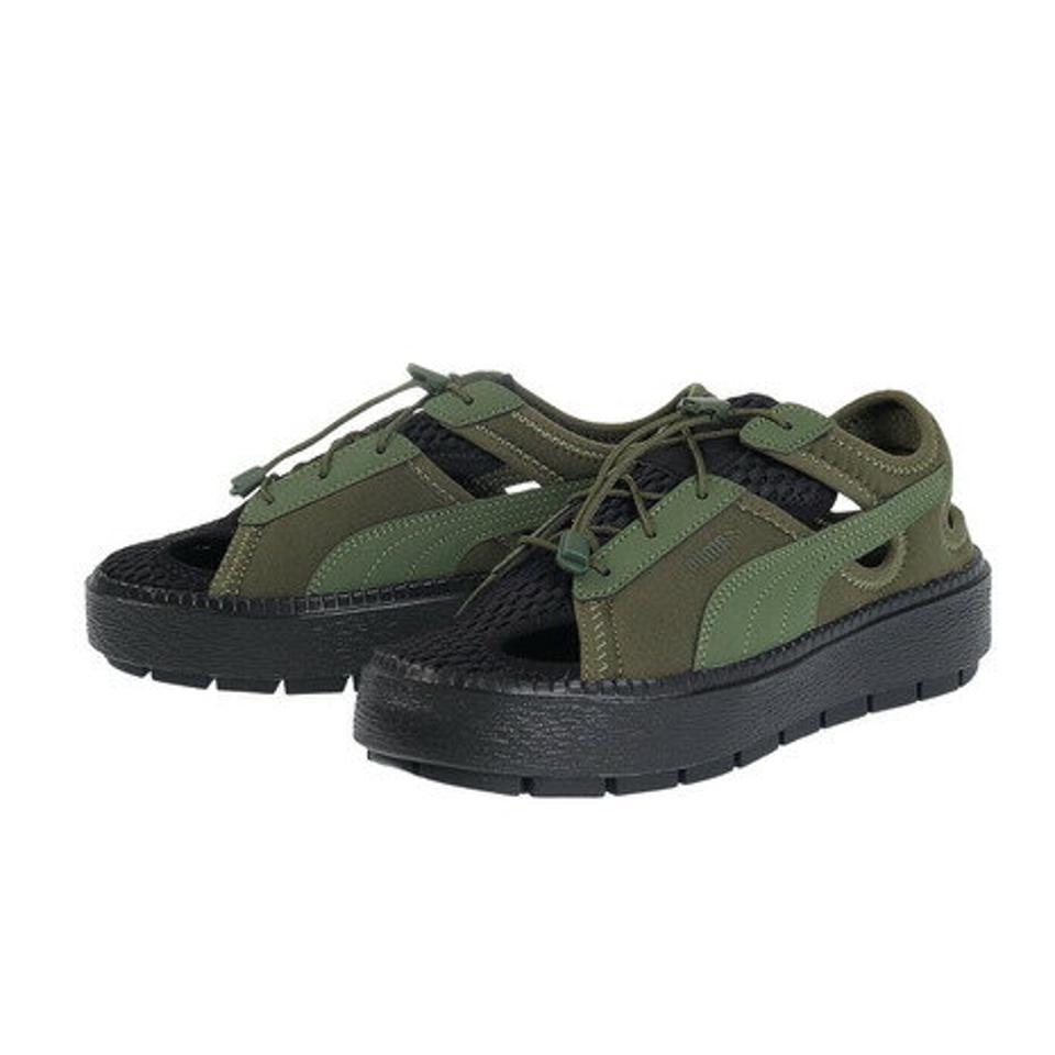 プーマ（PUMA）（レディース）サンダル プラットフォーム トレース ライト ミュール ダーク 38287209 38287208 カジュアル シューズ スニーカー 厚底 軽量