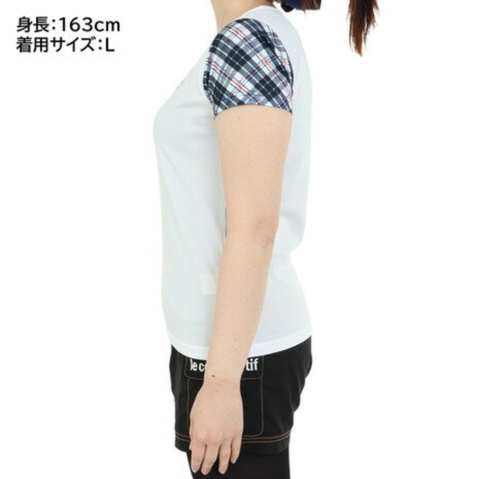 【10%OFFクーポン対象!5/17まで】バボラ(BABOLAT)(レディース)テニスウェア レディース PURE 半袖Tシャツ BWP3528 WH