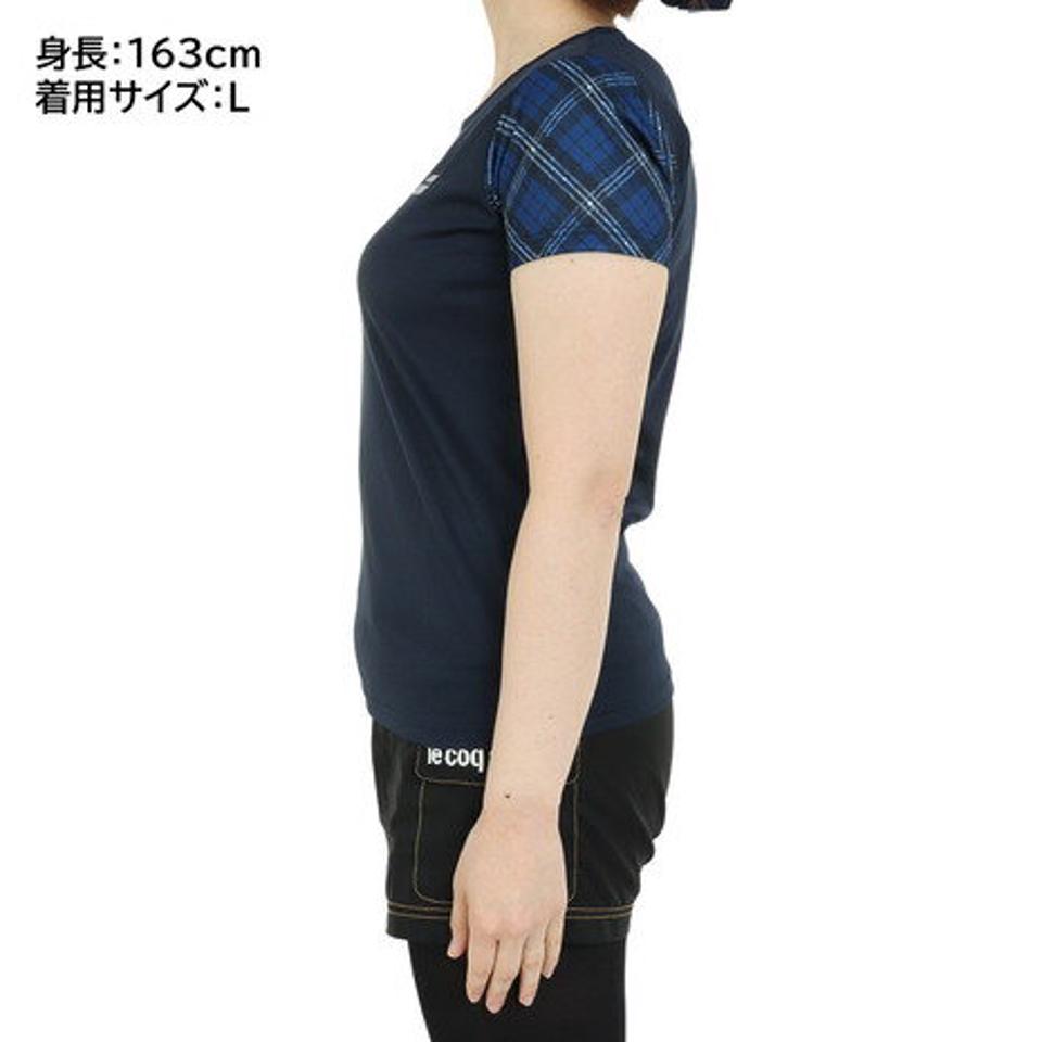 バボラ(BABOLAT)(レディース)テニスウェア レディース PURE 半袖Tシャツ BWP3528 NV