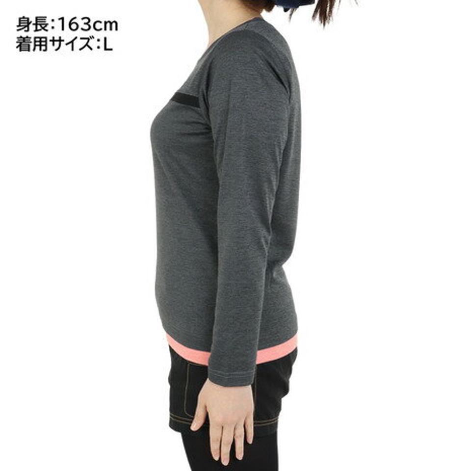 バボラ(BABOLAT)(レディース)テニスウェア レディース PURE 長袖Tシャツ BWP3523 BK