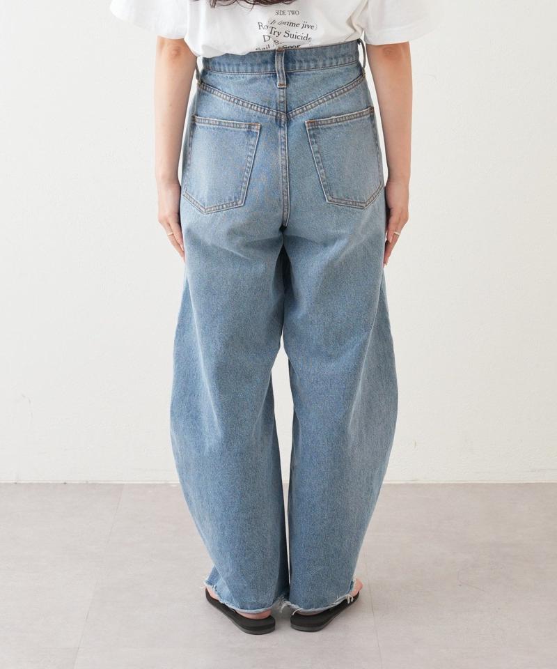 ≪XS～Lサイズ展開≫【KATER】vintagedenimカーブデニム
