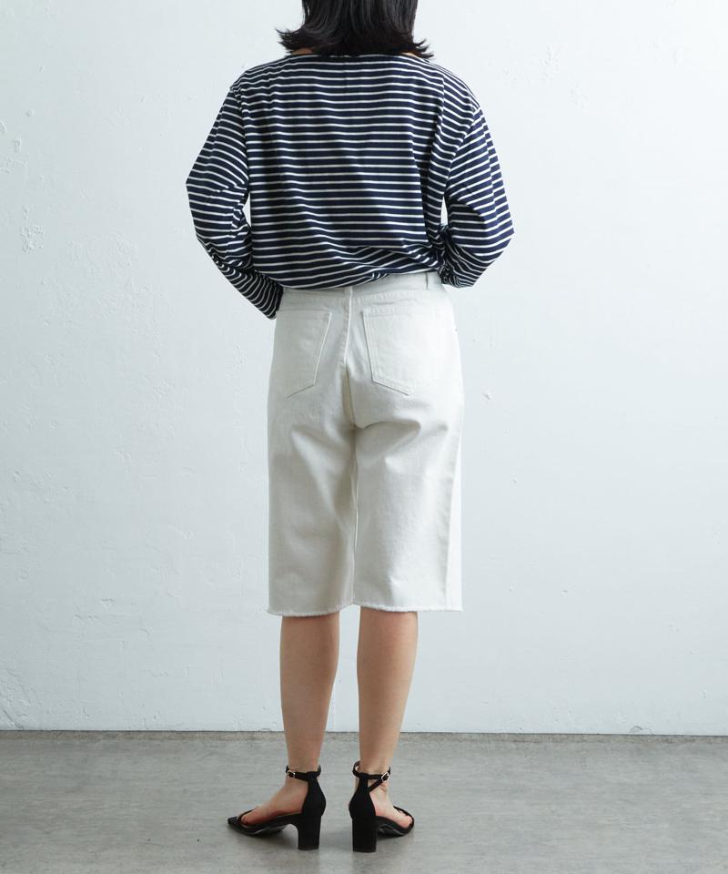 カットオフデニムハーフパンツ
