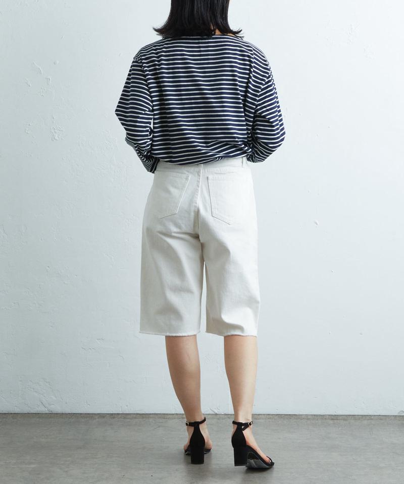 カットオフデニムハーフパンツ