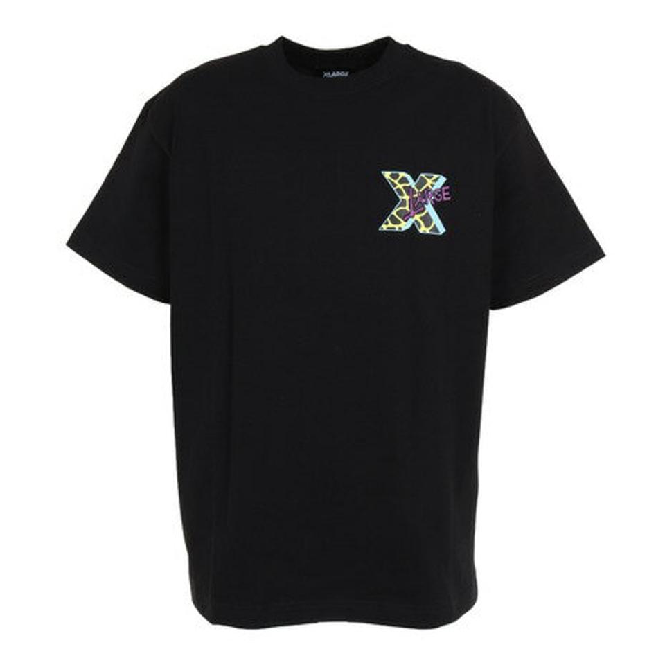 【20%OFFクーポン対象!8/10まで】エクストララージ(XLARGE)(メンズ、レディース)半袖Tシャツ メンズ ANIMAL ロゴ 101231011018-BLACK