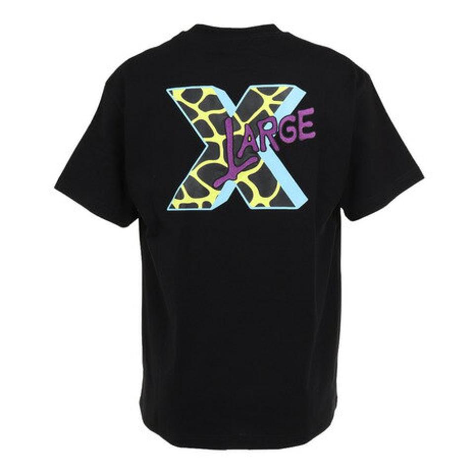 【20%OFFクーポン対象!8/10まで】エクストララージ(XLARGE)(メンズ、レディース)半袖Tシャツ メンズ ANIMAL ロゴ 101231011018-BLACK