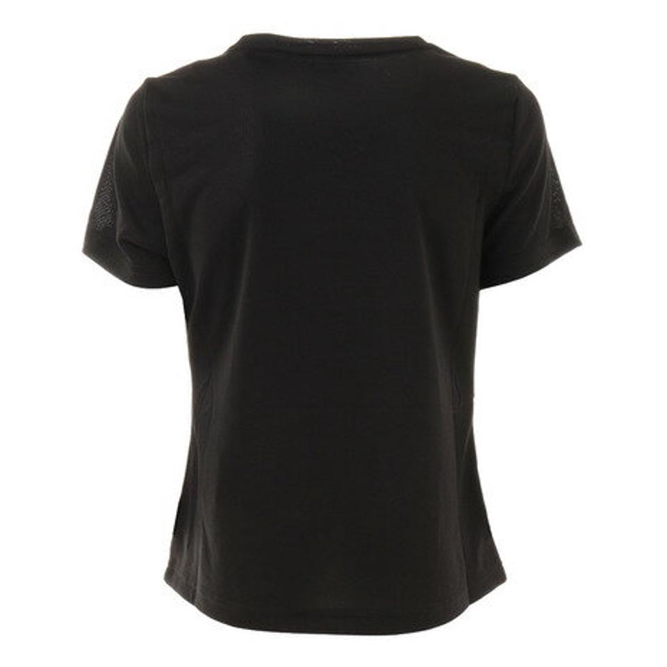 プーマ(PUMA)(キッズ)Tシャツ 半袖 キッズ ガールズ 女の子 ESS アクティブ Tシャツ 黒 ブラック 589039 01 BLK