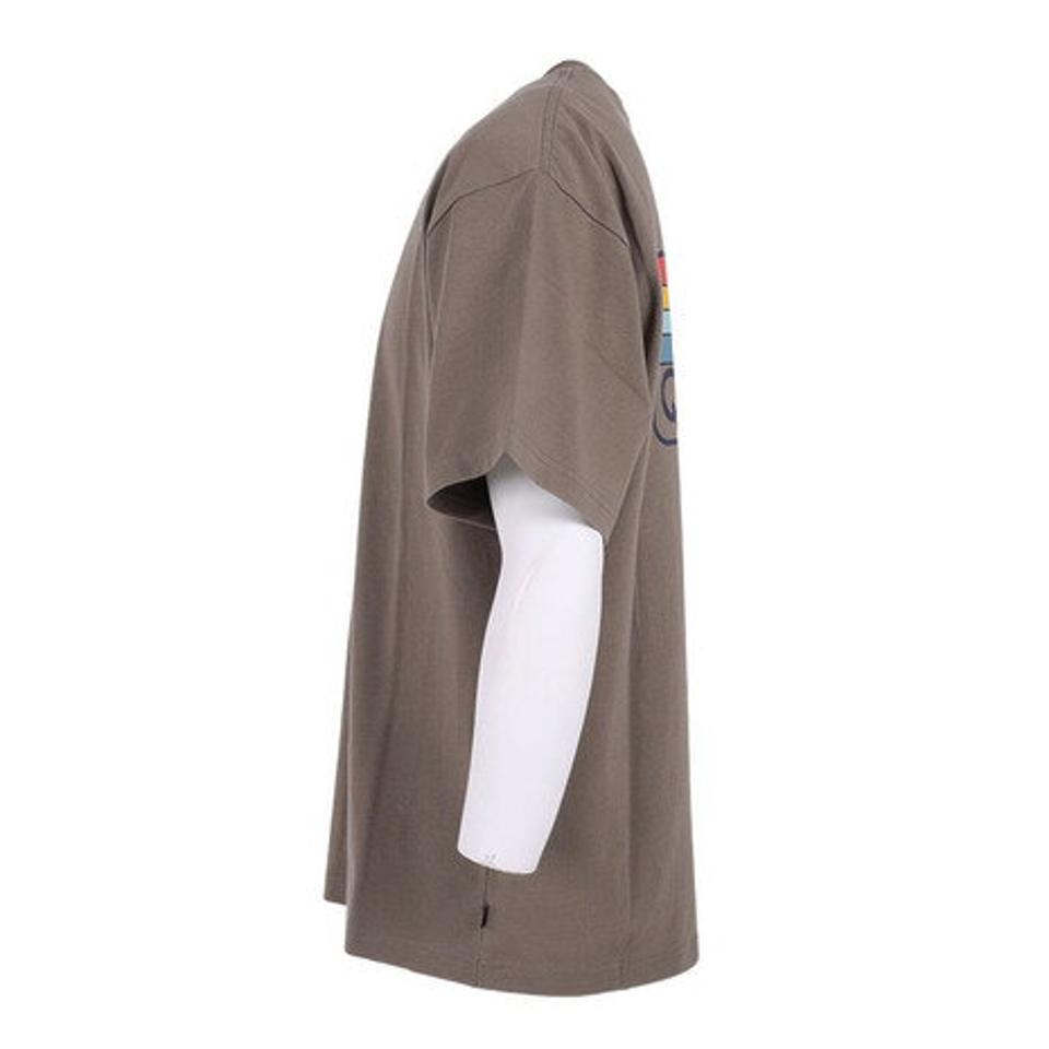 【3/10 24h限定 エントリー&対象3店舗以上買い回りで最大P10倍!】クイックシルバー(Quiksilver)(メンズ)半袖Tシャツ メンズOF THE SHORE 23SPQST231609YBRN