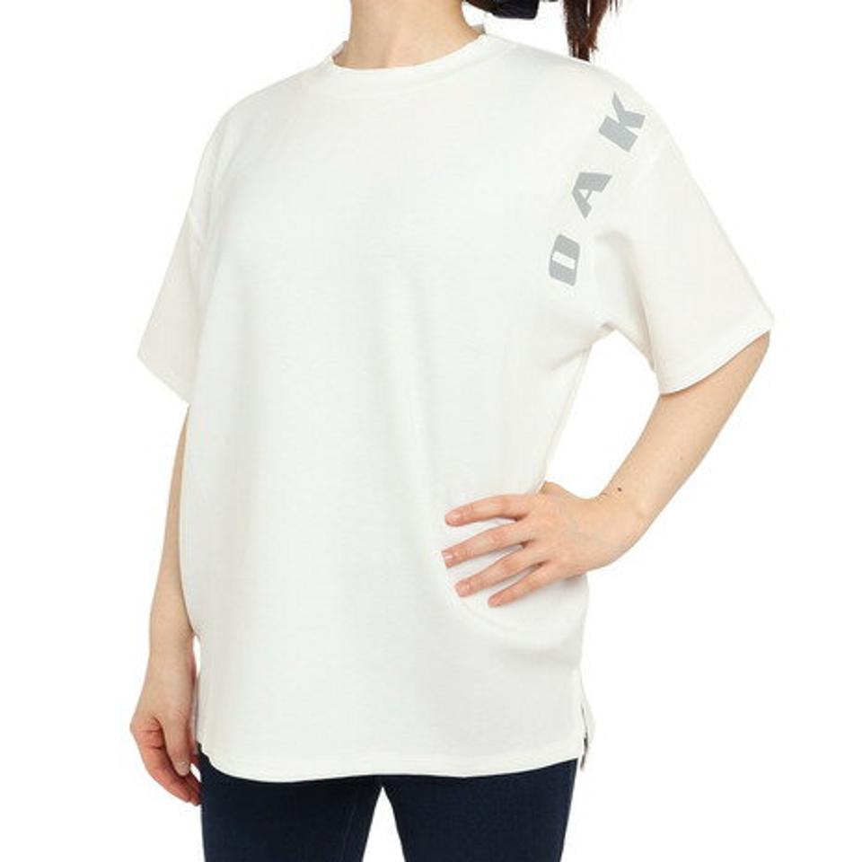 オークリー(OAKLEY)(レディース)半袖Tシャツ レディース RADIANT FABULOUS CREW 5.0 FOA500539-100