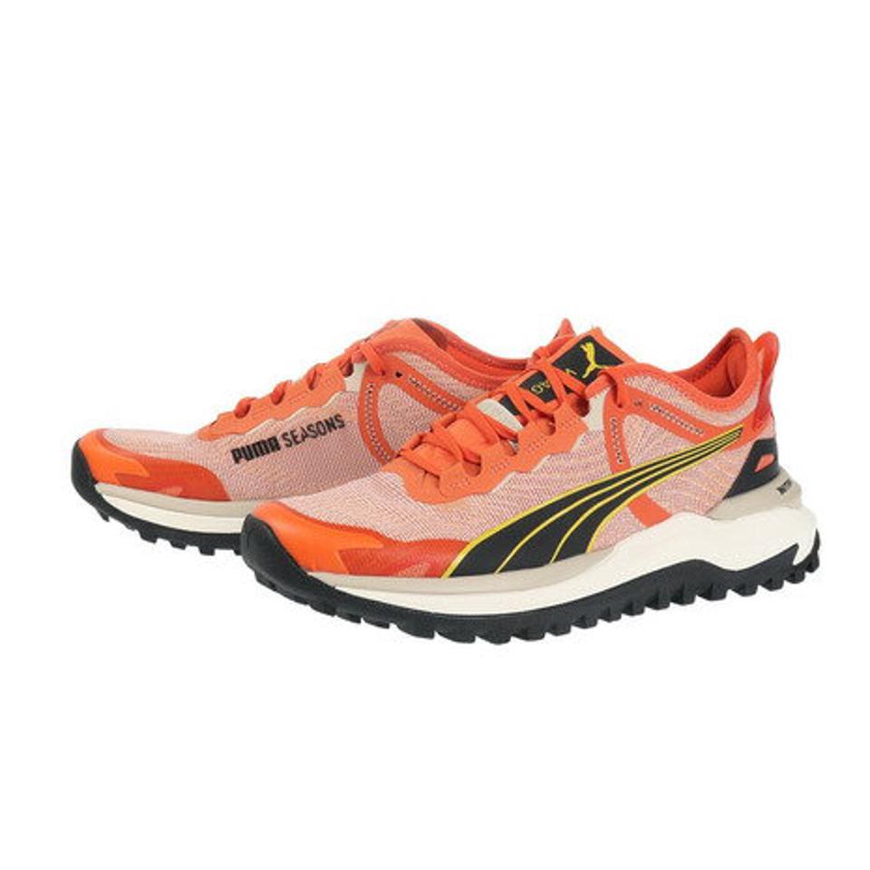 プーマ（PUMA）（メンズ）ランニングシューズ ヴォヤージ ニトロ 2 オレンジ 37691908 スニーカー ジョギング トレイル クッション性 反発性 軽量