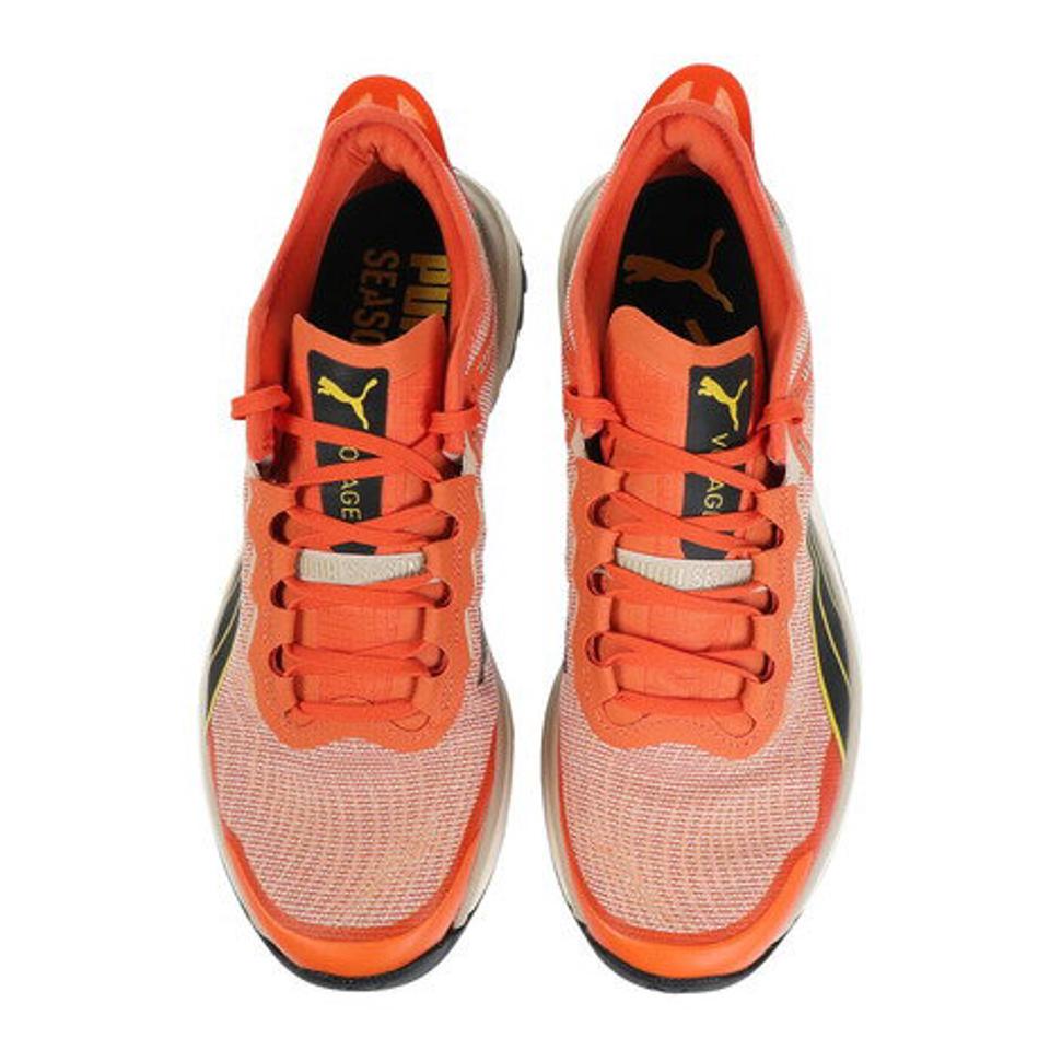 プーマ（PUMA）（メンズ）ランニングシューズ ヴォヤージ ニトロ 2 オレンジ 37691908 スニーカー ジョギング トレイル クッション性 反発性 軽量