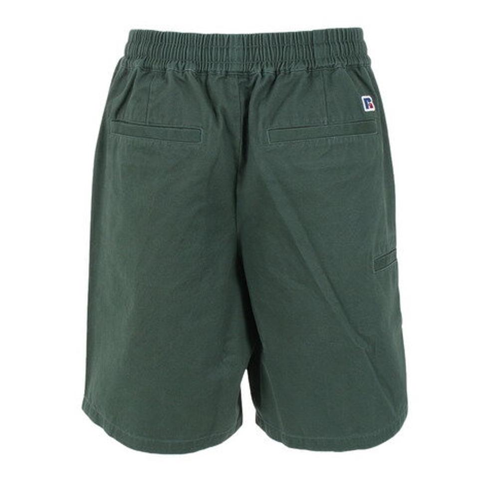 【10%OFFクーポン対象!8/10まで】ラッセル(RUSSELL)(メンズ)ハーフパンツメンズ ツイル RBM23S0011 GRN