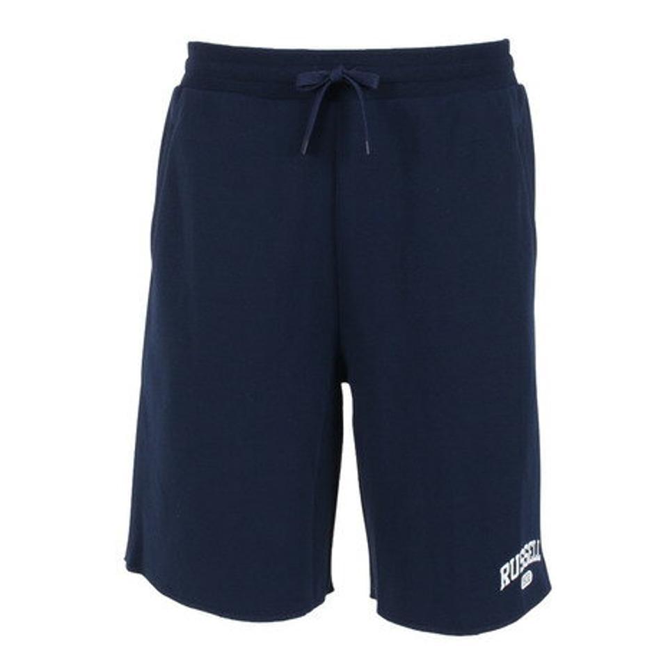 【10%OFFクーポン対象!8/10まで】ラッセル(RUSSELL)(メンズ)ハーフパンツ メンズ コットンライク スウェット RBM23S0010 NVY