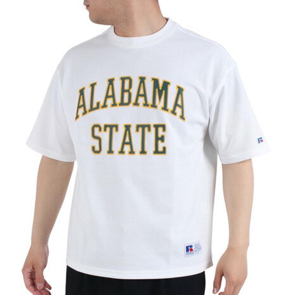 ラッセル(RUSSELL)(メンズ)半袖Tシャツ メンズ ドライフィット RBM23S0008 WHT