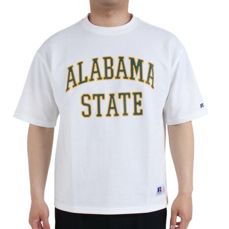 ラッセル(RUSSELL)(メンズ)半袖Tシャツ メンズ ドライフィット RBM23S0008 WHT