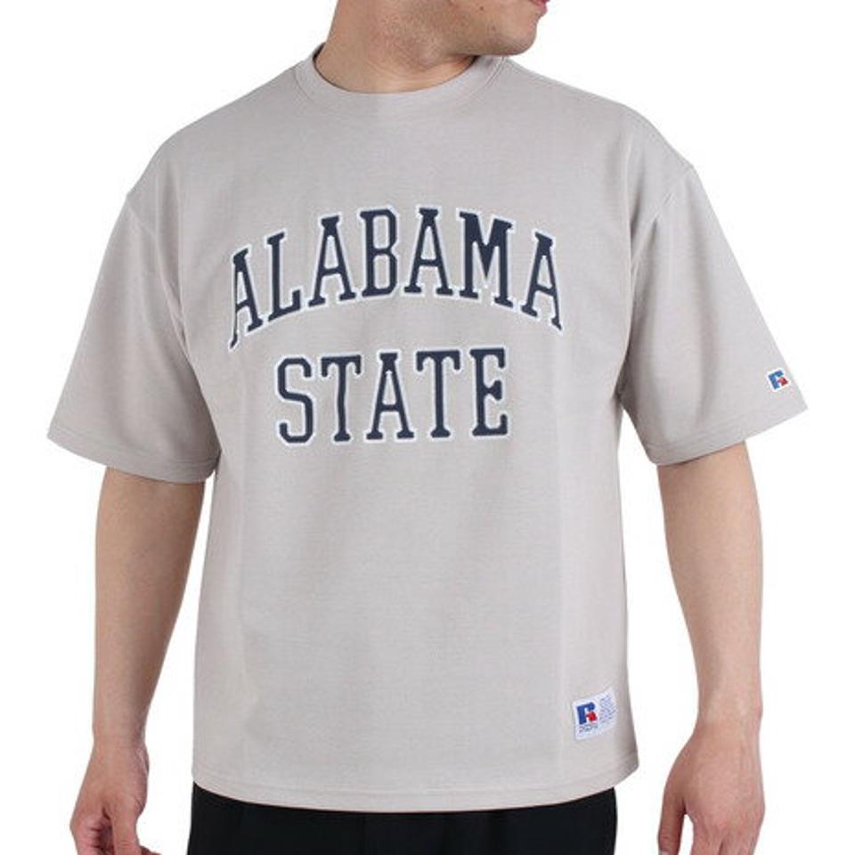 【20%OFFクーポン対象!8/10まで】ラッセル(RUSSELL)(メンズ)半袖Tシャツ メンズ ドライフィット RBM23S0008 LGRY