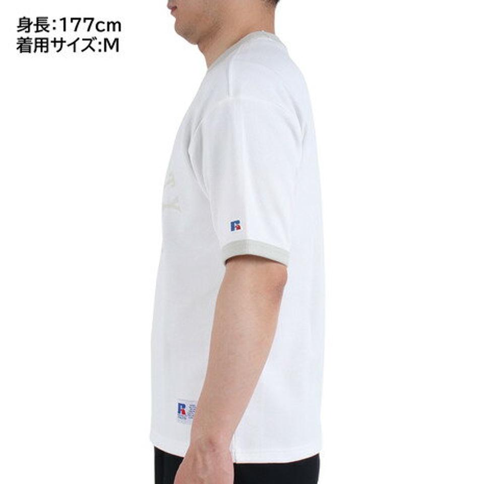 ラッセル(RUSSELL)(メンズ)半袖Tシャツ メンズ ドライフィット 鹿の子 RBM23S0007