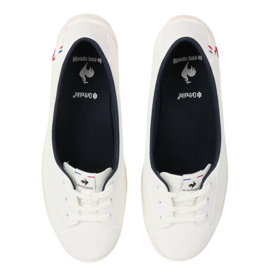 ルコック スポルティフ（le coq sportif）（レディース）スニーカー LCS フルシュ ショート ホワイト QL3VJC33WH スポーツ カジュアル シューズ 消臭 軽量