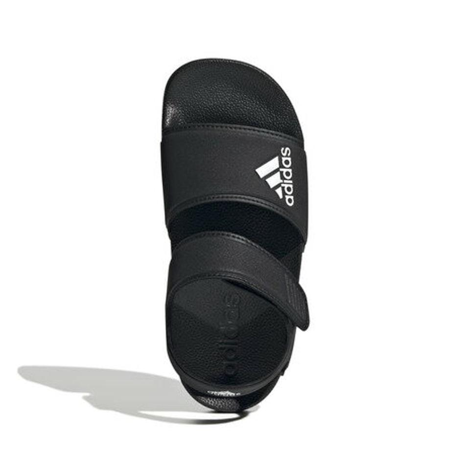 【20%OFFクーポン対象！6/11まで】アディダス（adidas）（キッズ）ジュニア サンダル アディレッタ サンダル ブラック GW0344 ストラップ 面ファスナー 速乾性 レジャー プール