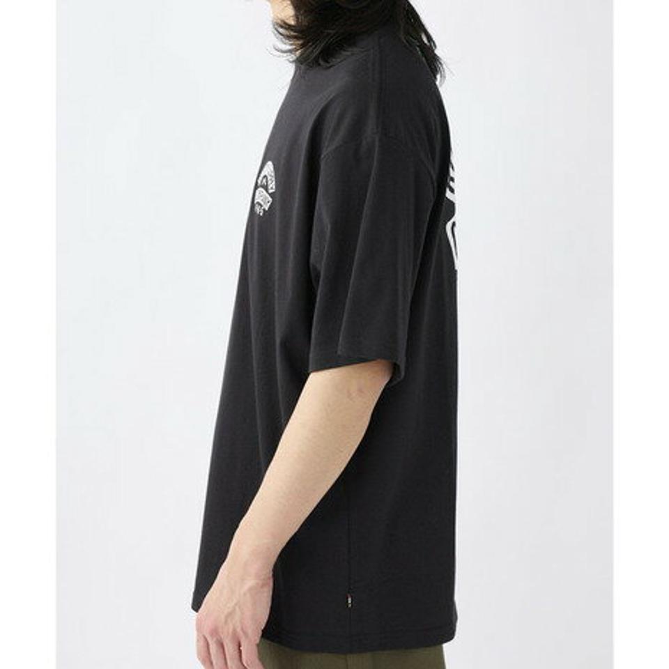 【2点で10%OFFクーポン対象!5/25まで】ラスティ(RUSTY)(メンズ)半袖Tシャツ メンズ ワイドフィット 吸汗速乾 UVカット 913504BLK