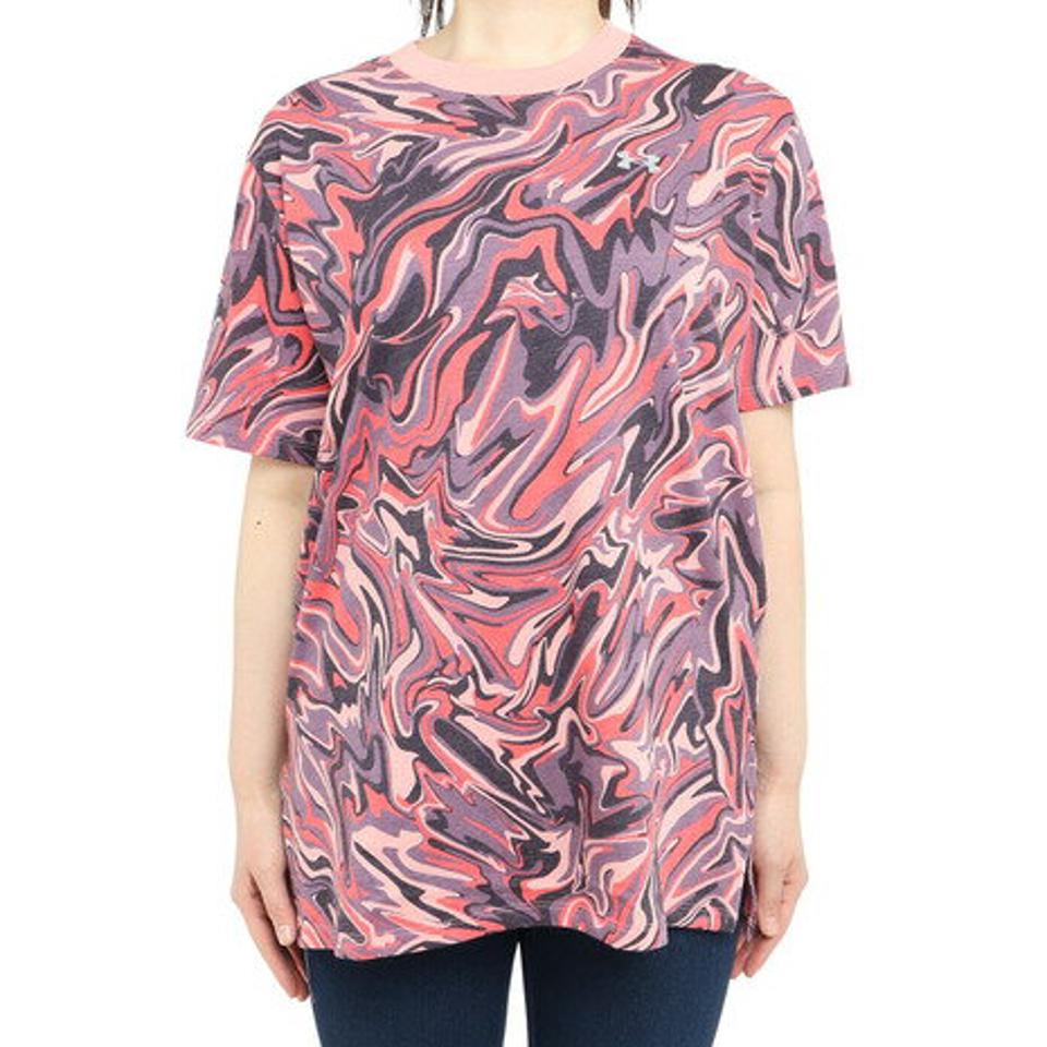 アンダーアーマー(UNDER ARMOUR)(レディース)Tシャツ レディース コットン PRINTED 1378311 603