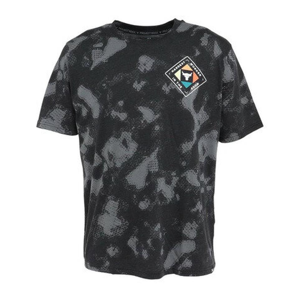 アンダーアーマー(UNDER ARMOUR)(メンズ)Tシャツ メンズ 半袖 速乾 プロジェクトロック 1377928 001