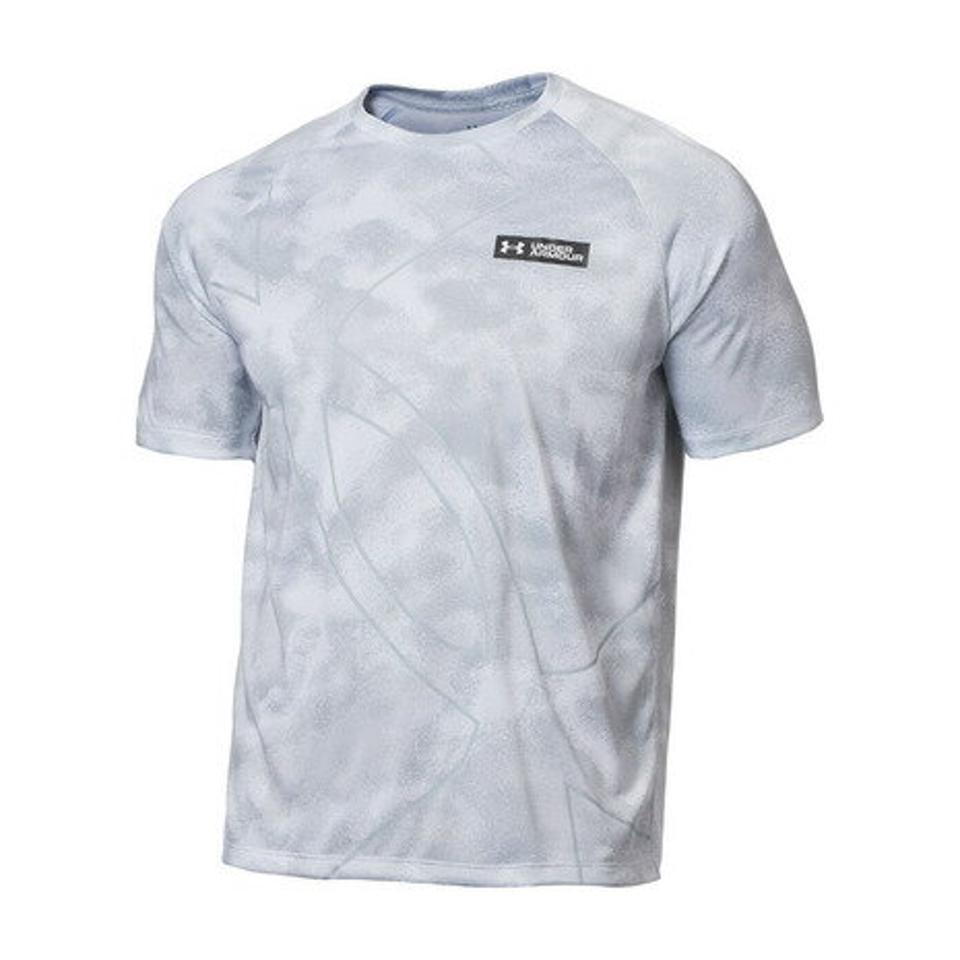【10%OFFクーポン対象!7/5まで】アンダーアーマー(UNDER ARMOUR)(メンズ)テック ショートスリーブTシャツ プリント 1378993 100