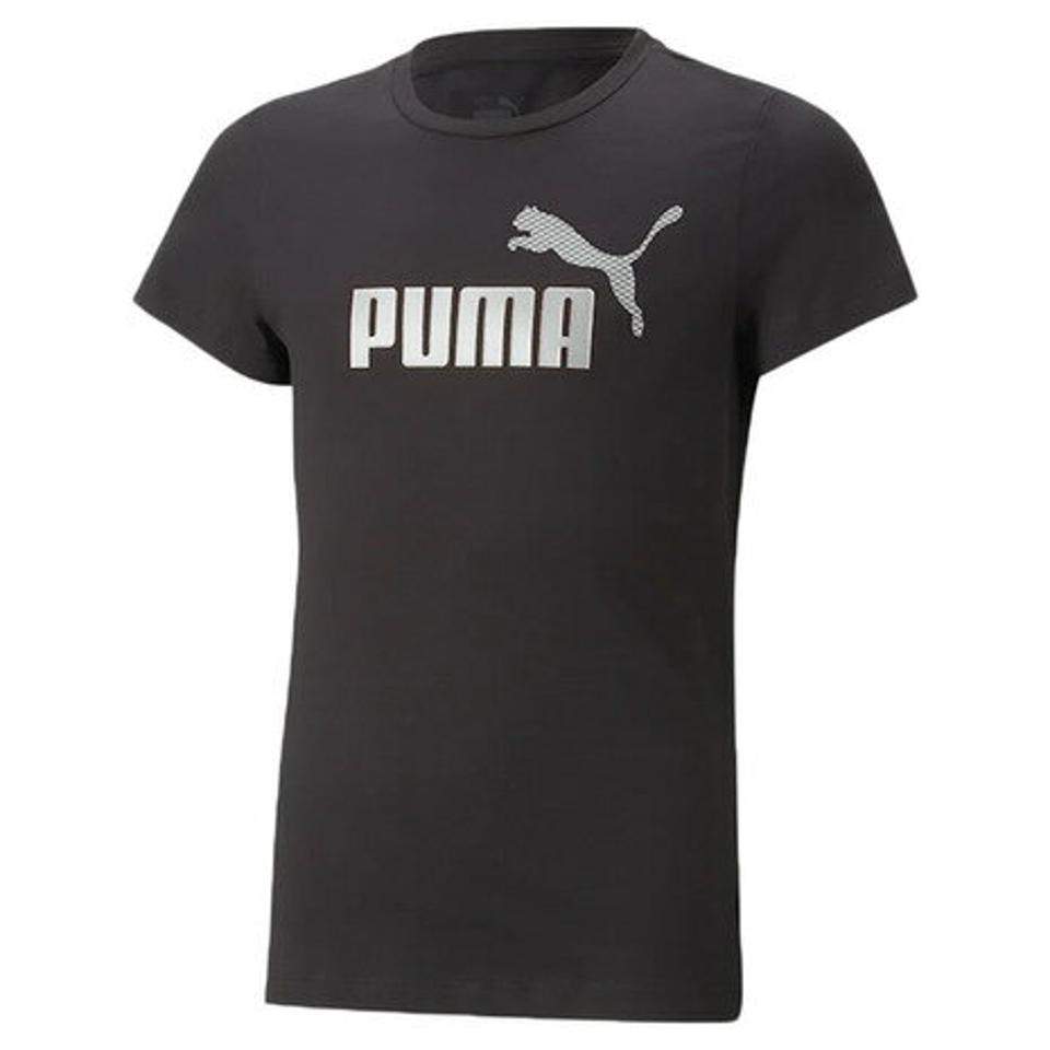 【20%OFFクーポン対象!5/15まで】プーマ(PUMA)(キッズ)ガールズ ESS+ マーメード グラフィック 半袖 Tシャツ 675760 01 BLK