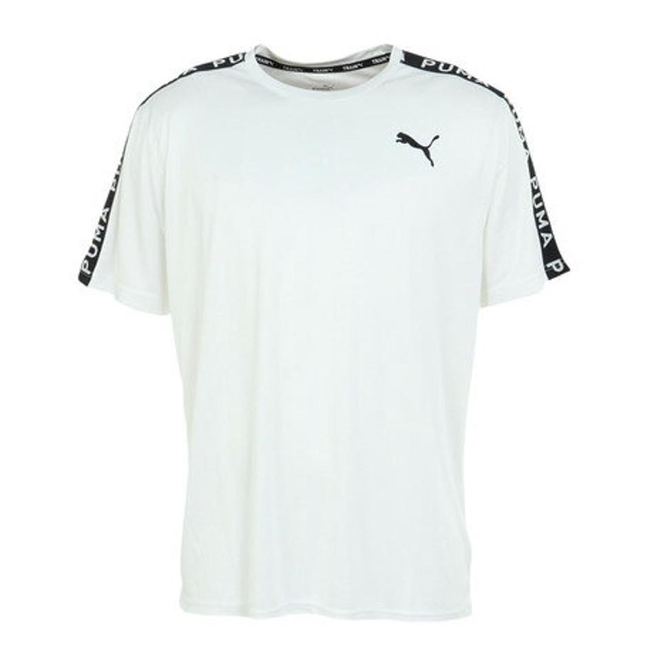 プーマ(PUMA)(メンズ)トレーニング PUMA FIT テープド 半袖 Tシャツ 523745 02 WHT