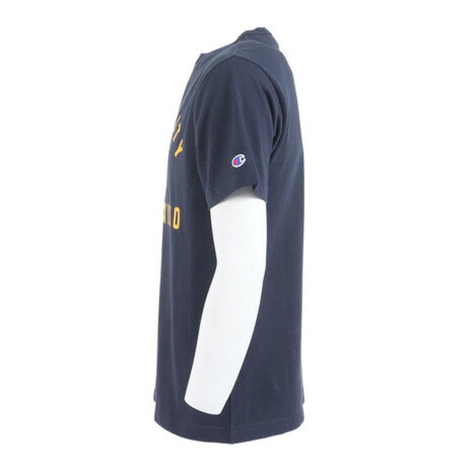 【2点で10%OFFクーポン対象!5/25まで】チャンピオン-ヘリテイジ(CHAMPION-HERITAGE)(メンズ)半袖Tシャツ メンズ ショートスリーブ カレッジプリント C3-X343 370