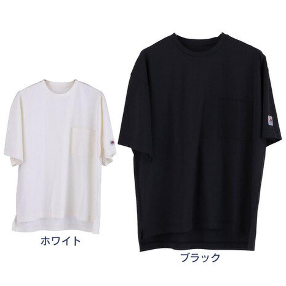 フットマーク(FOOTMARK)(メンズ)ラッシュガード 半袖 Tシャツ ポケット付き UVカット 防虫&吸水速乾 3100114