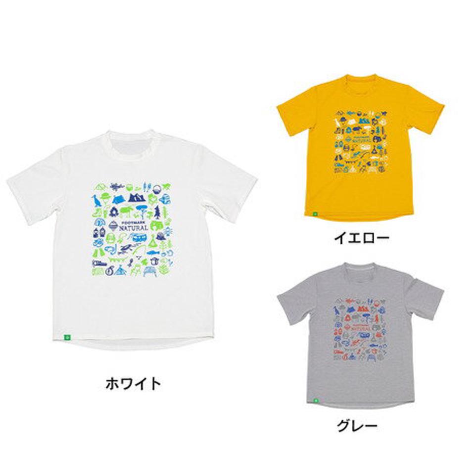 【9/10 24h限定 エントリー&対象4店舗買い回りで最大P10倍!】フットマーク(FOOTMARK)(キッズ)ラッシュガード 半袖 Tシャツ 子供 ジュニア UVカット 紫外線対策 0242073 120 140 150 160