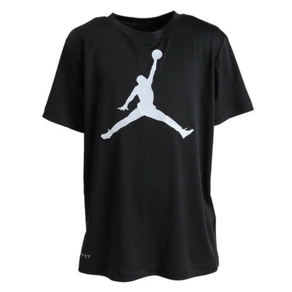 ジョーダン(JORDAN)(キッズ)バスケットボールウェア JUMPMAN LOGO ドライフィット 半袖Tシャツ 954293-023