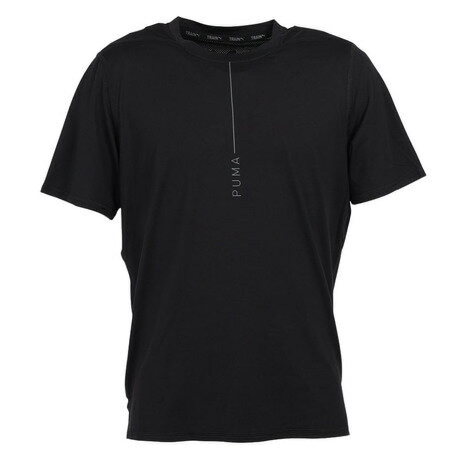 プーマ(PUMA)(メンズ)メンズ ヨガ スタジオ ヨギーニ ライト メッシュ 半袖Tシャツ 523636 01 BLK