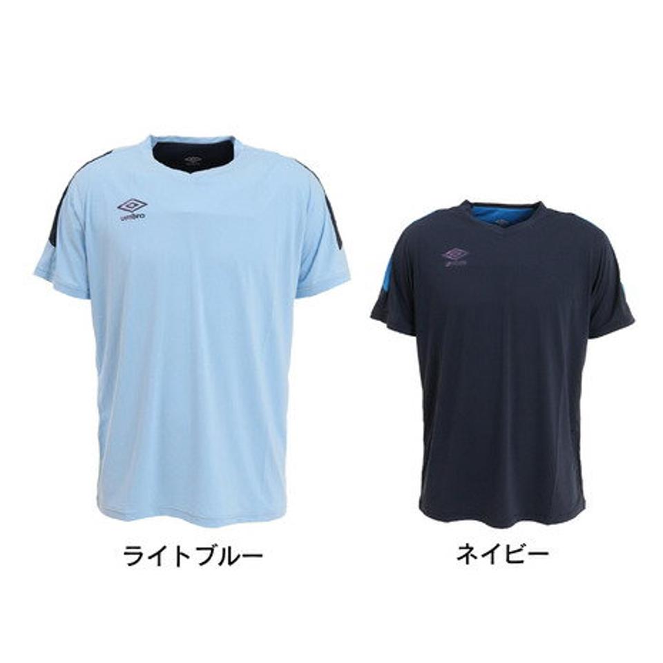 アンブロ(UMBRO)(メンズ)サッカーウェア Tシャツ 接触冷感 吸汗 速乾 UVカット 遮熱 冷シャツ UUUTJA60