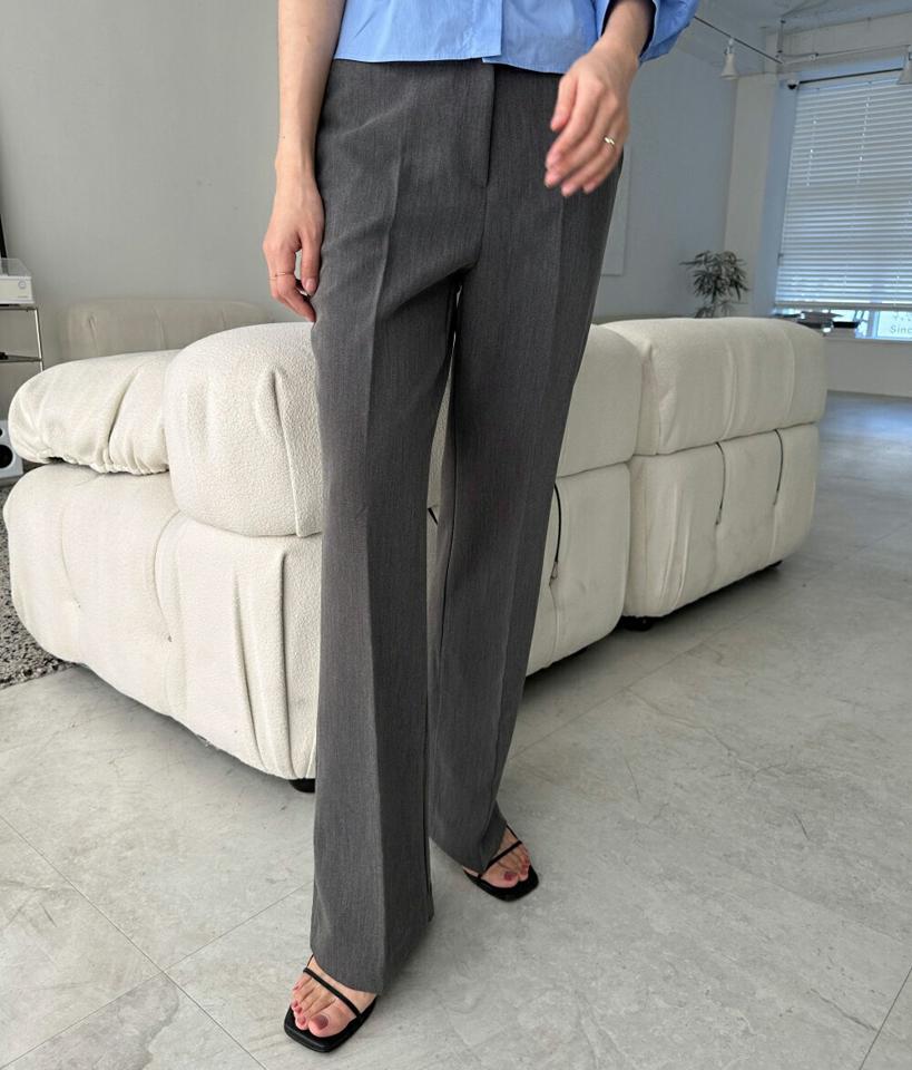 ハイウエストスラックス・p005404 レディース 【pt】 韓国ファッション ボトムス パンツ スラックス ロング丈 ハイウエス尾 フレア スリムフィット ストレート レーヨン混 無地 オフィスカジュアル 上品 大人 春 夏 カジュアル MKT