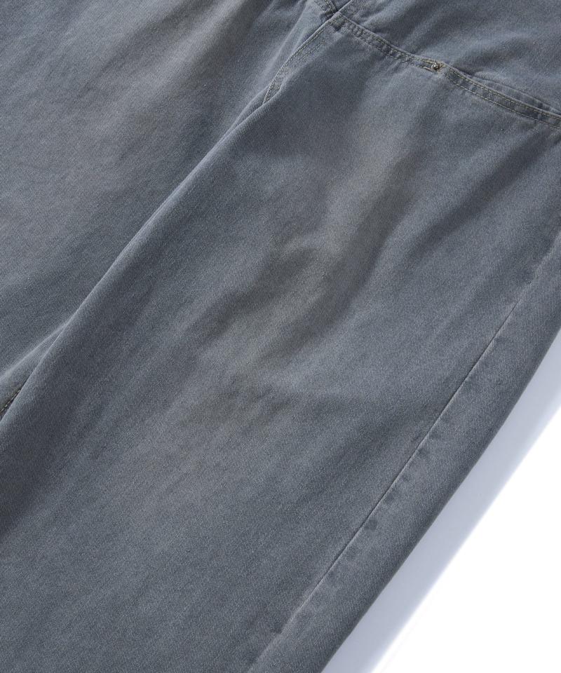 【UNISEX/サイズ展開あり】スラッシュポケットブラストワイドデニム