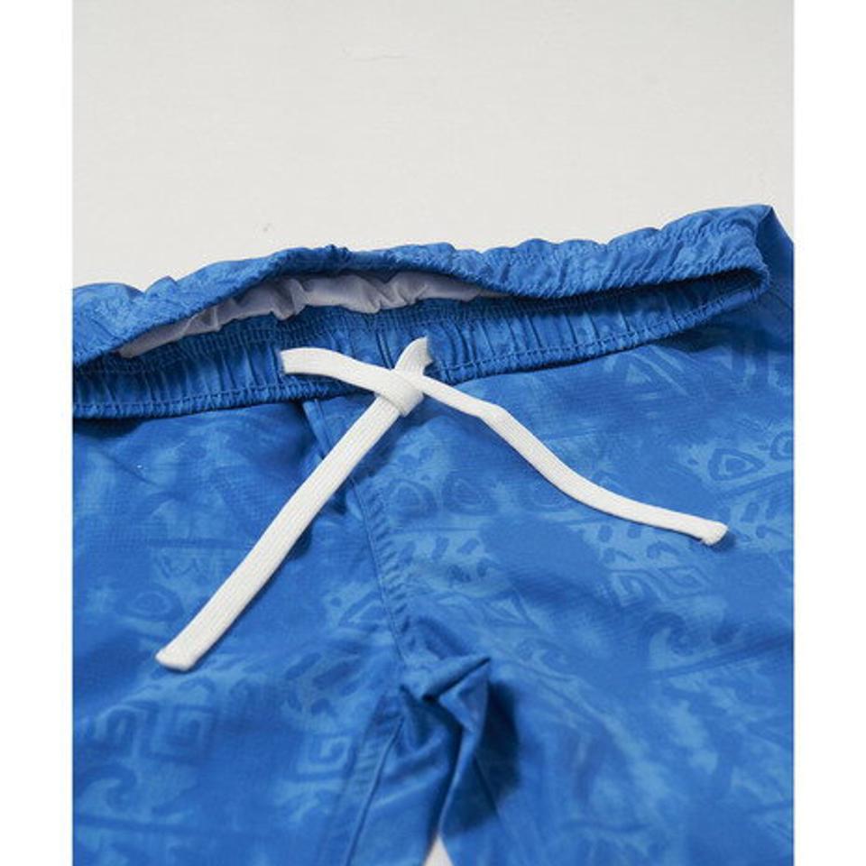 ラスティ（RUSTY）（キッズ）水着 ハーフパンツ 子供 ジュニア トランクス プリント ハイブリッドショーツ 962408-BLU