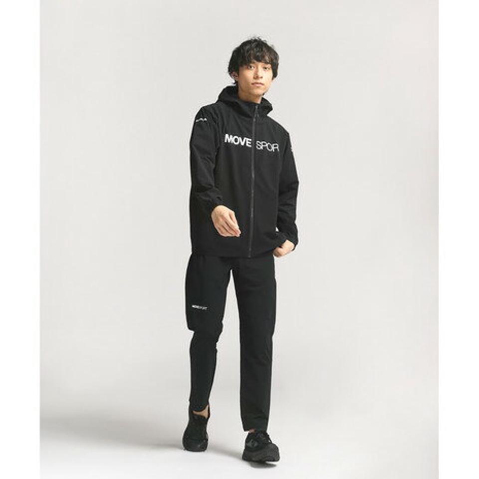 デサント（DESCENTE）（メンズ）パンツ 撥水 ストレッチ ブラック 黒 AIRY TRANSFER ライトリップ テーパード DMMVJG11 BK