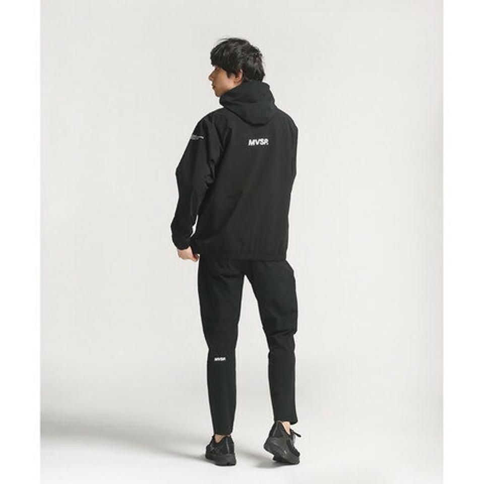 デサント（DESCENTE）（メンズ）パンツ 撥水 ストレッチ ブラック 黒 AIRY TRANSFER ライトリップ テーパード DMMVJG11 BK