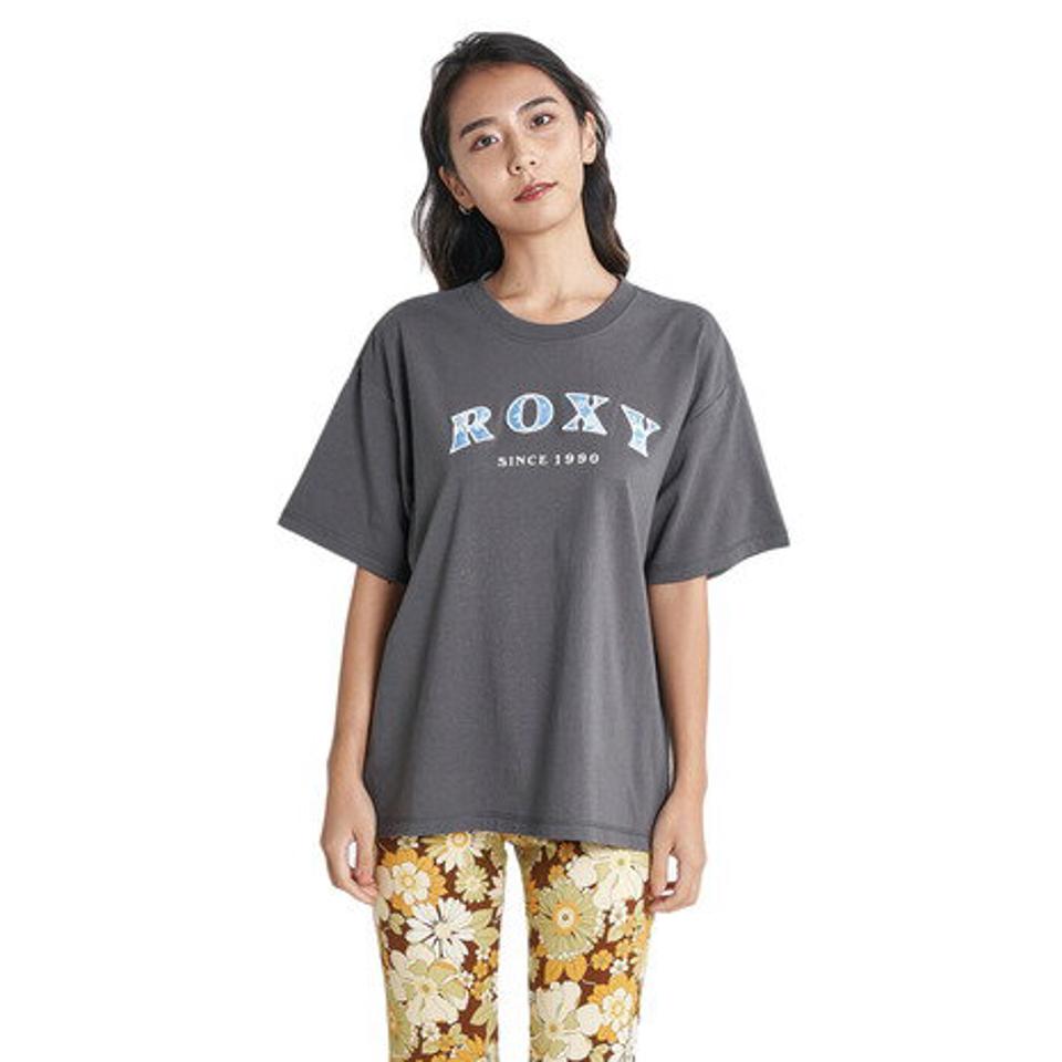 ロキシー(ROXY)(レディース)半袖Tシャツ レディース VINTAGE FLOWER LOGO RST232033 BBK