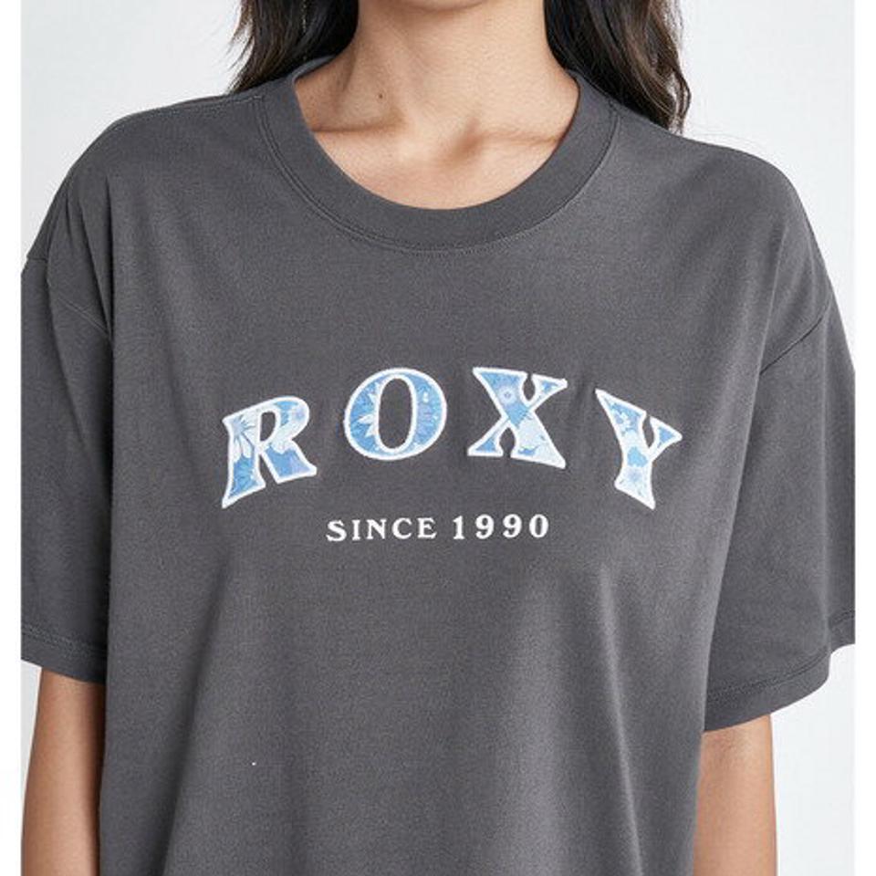 ロキシー(ROXY)(レディース)半袖Tシャツ レディース VINTAGE FLOWER LOGO RST232033 BBK
