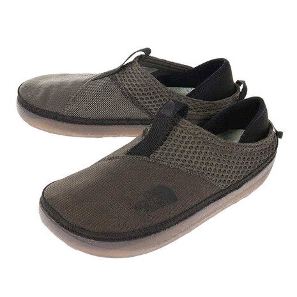 ノースフェイス（THE NORTH FACE）（メンズ）カジュアル シューズ ベース キャンプ ミュール グリーン NF02340 NK スニーカー スリッポン アウトドア 室内履き