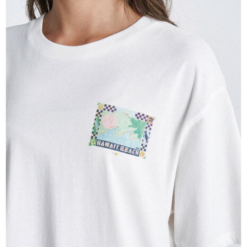 ロキシー(ROXY)(レディース)半袖Tシャツ レディース WHEN IT'S FINE Tシャツ RST232029 NAT