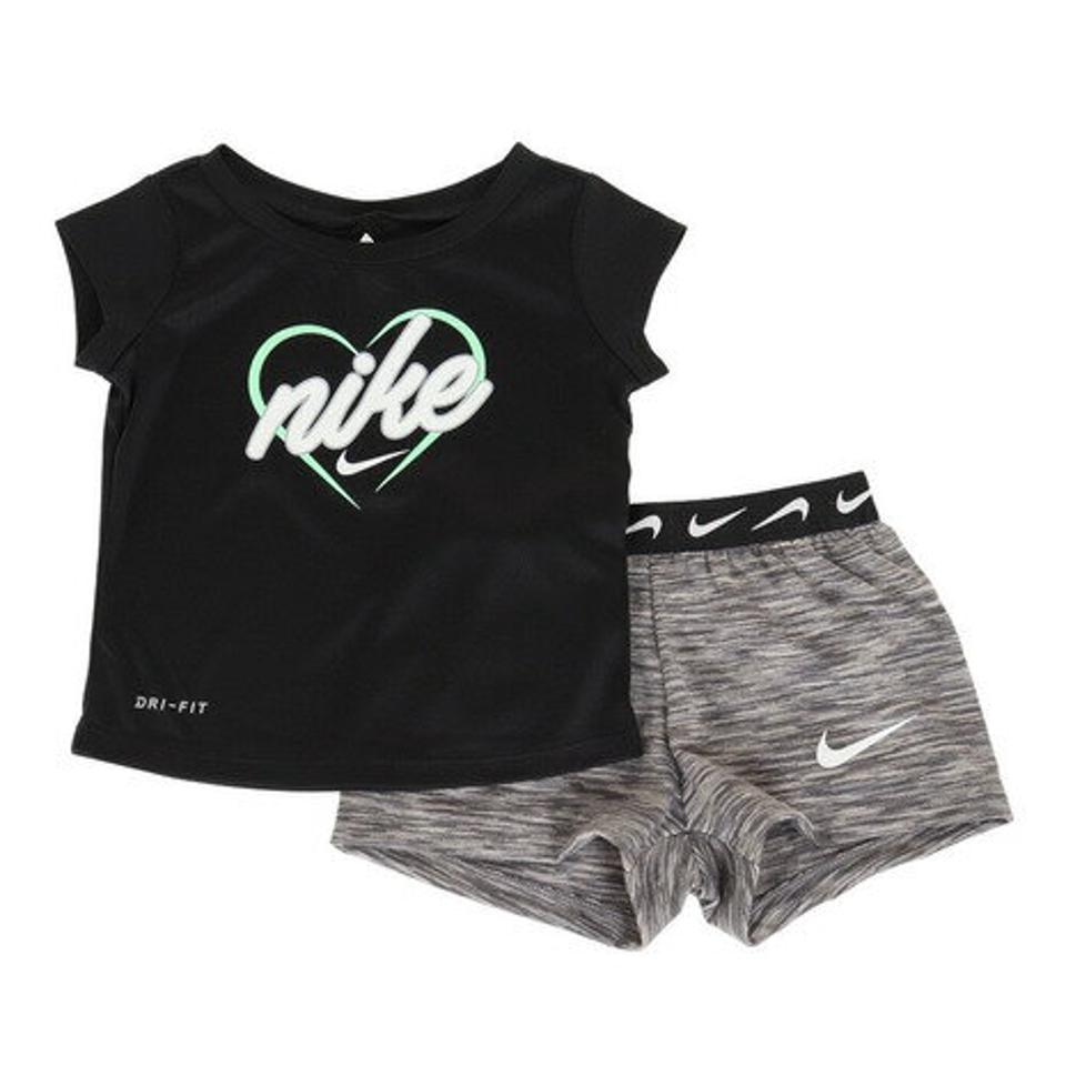 【20%OFFクーポン対象！7/13まで】ナイキ（NIKE）（キッズ）半袖Tシャツ キッズ 上下セット ガールズ ※要サイズ確認 16J136-G6U