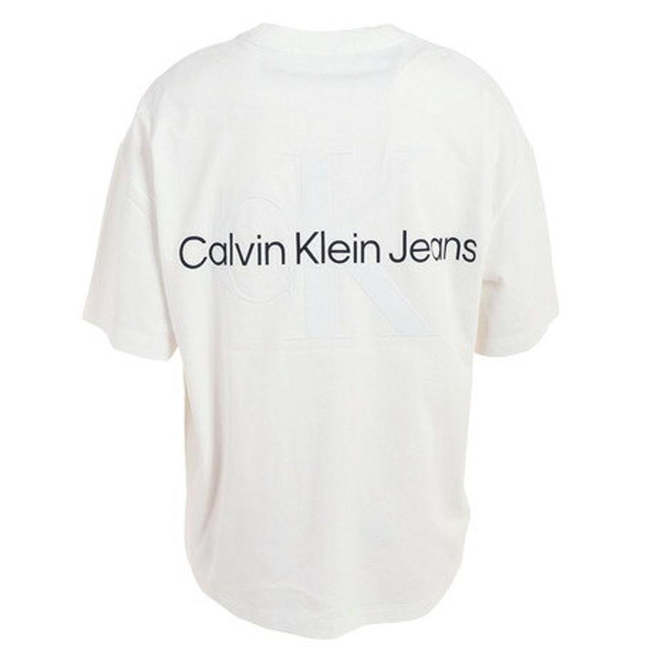 CALVINKLEIN JEANS (CALVINKLEIN JEANS )(メンズ、レディース)半袖Tシャツ メンズ ユニセックス エンボス ロゴ J400280 YAF